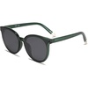 image:imageSOJOS Fashion Round Sunglasses for Women Men Oversized Vintage Shades SJ2057GreenGreen