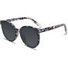 image:imageSOJOS Fashion Round Sunglasses for Women Men Oversized Vintage Shades SJ2057GreyGrey