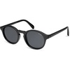 image:imageSOJOS Ocean Collection Polarized Retro Round Sunglasses for Women Men Recycled Fishing Net Frame Ecofriendly Arctic OceanBlackGrey