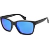 image:imageSOJOS Ocean Collection Polarized Sunglasses Men Square Recycled Fishing Net frame EcoFriendly UV400 Shades Pacific OceanBlackBlue