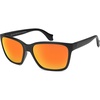 image:imageSOJOS Ocean Collection Polarized Sunglasses Men Square Recycled Fishing Net frame EcoFriendly UV400 Shades Pacific OceanBlackOrange