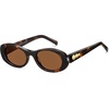 image:imageSOJOS Oval Polarized Sunglasses for Women Men Acetate Frame UV Protective Shades PetraTortosieBrown