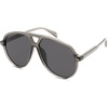 Transparent Grey/Grey Lens