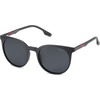 image:imageSOJOS Oversized Round Polarized Sports Sunglasses for Women Men Ultralight TR90 Womens Mens Sport Sunglasses SJ2092Matte BlackGrey With Black Nose Pads