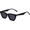 image:imageSOJOS Polarized Narrow Square Cateye Sunglasses for Women Retro Trendy Driving Glasses SJ2169BlackGrey