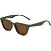 Green Frame/Brown Lens