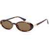 image:imageSOJOS Polarized Oval Sunglasses for Women Chic 90s Vintage UV400 Lightweight Retro Frame Sunnies SJ2676Amber BrownBrown