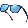 image:imageSOJOS Polarized Sports TR90 Sunglasses for Running Cycling Fishing Golf Driving SJ2101C5 Blue FrameBlue Mirrored Lens