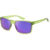 image:imageSOJOS Polarized Square Sunglasses for Men Women Lightweight TR90 Frame UV Protection Mens Womens Sun Glasses SJ2645YellowPurple Mirrored