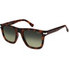 image:imageSOJOS Polarized Square Sunglasses for Men Women TR90 Frame UV Protection Mens Womens Sun Glasses SJ2649TortoiseDark Green Grading