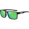 Matte Black/Green Mirrored