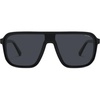 image:imageSOJOS Polarized Sunglasses for Men Women Modern Square Sun Glasses TR90 Trendy Shades UV400 Protection SJ2644BlackGrey