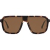 image:imageSOJOS Polarized Sunglasses for Men Women Modern Square Sun Glasses TR90 Trendy Shades UV400 Protection SJ2644TortoiseBrown