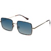 image:imageSOJOS Polarized Sunglasses for Womens MensRectangle Polygon Retro Vintage Shades Classic Vintage Shades SJ1168Blue