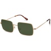image:imageSOJOS Polarized Sunglasses for Womens MensRectangle Polygon Retro Vintage Shades Classic Vintage Shades SJ1168Green