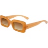 image:imageSOJOS Retro 90s Nude Rectangle Sunglasses Womens Mens Trendy Chunky GlassesOrange