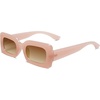 image:imageSOJOS Retro 90s Nude Rectangle Sunglasses Womens Mens Trendy Chunky GlassesPink