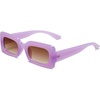 image:imageSOJOS Retro 90s Nude Rectangle Sunglasses Womens Mens Trendy Chunky GlassesPurple