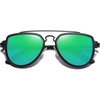 Black/Greenish Blue Mirrored