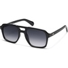 image:imageSOJOS Retro Aviator Polarized Sunglasses For Women Men Womens Oversized Thick Square Vintage 70s Sun Glasses SJ2330Black Grey Grading