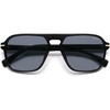 image:imageSOJOS Retro Aviator Polarized Sunglasses for Men Women Trendy Vintage Square Pilot Mens Shades SJ2370Black Frame Grey Lens