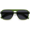 Green Frame Grey Lens