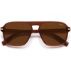 Milky Brown Frame Brown Lens