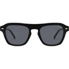 image:imageSOJOS Retro Aviator Polarized Sunglasses for Men Women Vintage Square Mens Shades SJ2632Black Frame Grey Lens