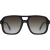 image:imageSOJOS Retro Aviator Sunglasses For Women Men Square Womens Square Sun Glasses SJ2355Black Grey Grading