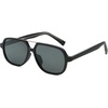 image:imageSOJOS Retro Aviator Sunglasses Womens Mens Vintage Double Bridge Sun Glasses 70s 80s 90s Shades SJ2399Black