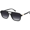 image:imageSOJOS Retro Aviator Sunglasses for Women MenTrendy Rectangle Womens Mens Shades Sun Glasses SJ2202Black FrameGrey Grading Lens