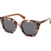 image:imageSOJOS Retro Cat Eye Acetate Polarized Sunglasses Women Men Wide Y2K Sun Glasses UV400 Protection ReefMulticolorGrey