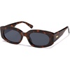 image:imageSOJOS Retro Oval Polarized Sunglasses Womens Trendy Sun Glasses Vintage Shades UV400 SJ2386Dark Tortoise  Grey