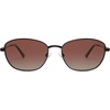 image:imageSOJOS Retro Oval Polarized Sunglasses for Women Men Vintage 90s Style Womens Mens Sunnies Sun Glasses SJ1245BlackReddishbrown