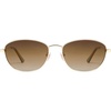 image:imageSOJOS Retro Oval Polarized Sunglasses for Women Men Vintage 90s Style Womens Mens Sunnies Sun Glasses SJ1245GoldBrown Grading