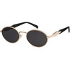 image:imageSOJOS Retro Oval Sunglasses for Women Men Trendy Sun Glasses Designer Inspired Classic Shades UV400 Protection SJ1224Gold