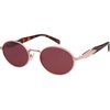 image:imageSOJOS Retro Oval Sunglasses for Women Men Trendy Sun Glasses Designer Inspired Classic Shades UV400 Protection SJ1224Red