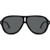 image:imageSOJOS Retro Oversized Polarized Aviator Sunglasses for Women Men 70s 80s Trendy UV400 Shades SJ2666BlackGrey