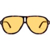 Brown Tortoise/Light Yellow Tint