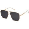 image:imageSOJOS Retro Oversized Square Polarized Sunglasses for Women Men Vintage Shades Classic Large Metal Sun GlassesGold
