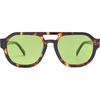 image:imageSOJOS Retro Polarized Aviator Sunglasses Womens Vintage Shades Trendy Stylish Sunnies SJ2343Tortoise  Green Lens
