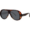 Tortoise Frame Grey Lens