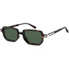image:imageSOJOS Retro Polarized Rectangle 70s Sunglasses for Women MenTrendy Hexagon 80s 90s Shades SJ2625Tortoise Frame Green Lens