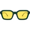image:imageSOJOS Retro Polarized Square Sunglasses Womens Mens Vintage 70s 80s 90s Hexagon Shades SJ2377Green