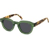 image:imageSOJOS Retro Polarized Sunglasses for Women Men Classic Round Acetate Frame UV Protection Shades SJ3111GreenGrey