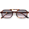 image:imageSOJOS Retro Rectangle Aviator Sunglasses for Women Men Trendy 90s Classic Square Frame Shades SJ2627TortoiseGrey