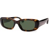 image:imageSOJOS Retro Rectangle Polarized Sunglasses Women Men Trendy Y2k 90s UV Protection Womens Mens Sun Glasses SJ2375Brown TortoiseDark Green