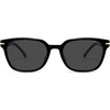 image:imageSOJOS Retro Rounded Square Polarized Sunglasses for Women MenTrendy Light Weight Frame UV400 Protected SJ2677Black