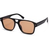 image:imageSOJOS Retro Square Polarized Aviator Sunglasses Womens Mens Trendy Aviators Shades SJ2604BlackLight Brown