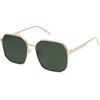 image:imageSOJOS Retro Square Polarized Sunglasses for Women Vintage Square Shades UV400 Large Metal Frame SJ1166BLight Gold